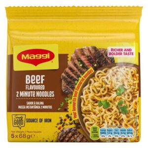 Maggi Beef 2 Minute Noodles 68g x 5