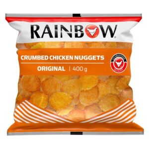 Rainbow Frozen Crumbed Chicken Nuggets 400g