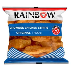 Rainbow Frozen Crumbed Chicken Strips 400g