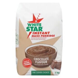 White Star Instant Maize Porridge Choc 1kg