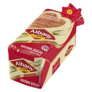 Albany Superior Sliced Brown Bread 700g