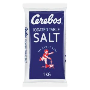 Cerebos Salt Iodated Table Poly 1kg