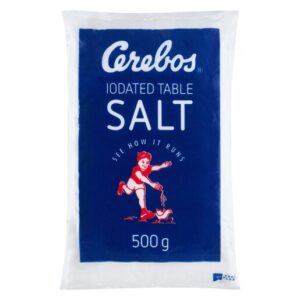 Cerebos Salt Iodated Table Poly 500g