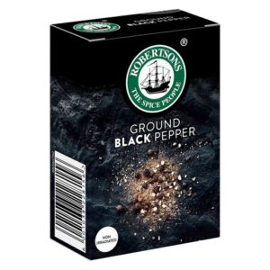 Robertsons Ground Black Pepper Seasoning Refill 50g