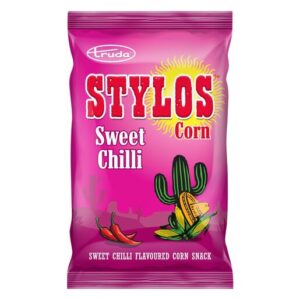 Truda Stylos Sweet Chilli Flavoured Corn Snack 125g