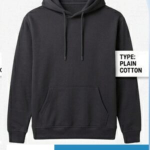 Plain Cotton Hoodie – Soft Classic Everyday Essential