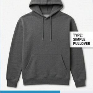 Simple Pullover Hoodie – Comfortable Everyday Essential